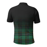McAlpine Ancient Tartan Crest Polo Shirt - Thistle Black Style